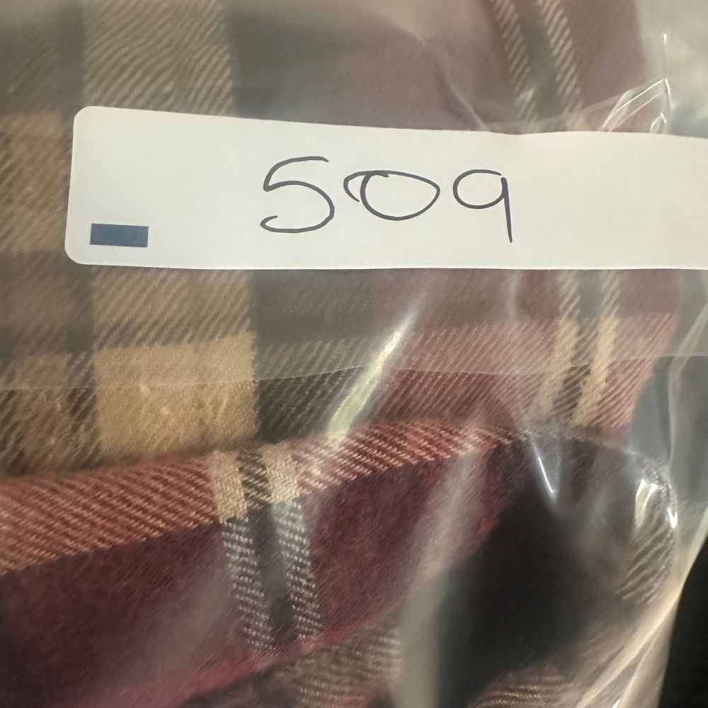 Brooks Brothers 346 Mens Large Plaid Flannel‎ Button Down Shirt Light Weight - Picture 5 of 5